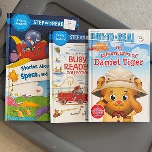 Children's Storybook Set of 3- Space, Busy Readers, Daniel Tiger